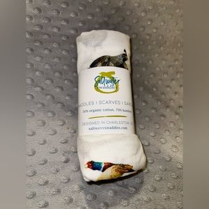Saltwater Pheasants & Quail Baby Swaddle Blanket